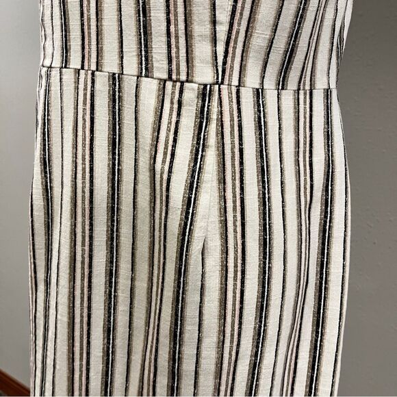 Apt 9 Striped Sleeveless knee length Dress size 10 - Picture 3 of 13